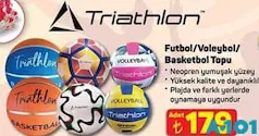 TRİATHLON FUTBOL/VOLEYBOL/ BASKETBOL TOPU